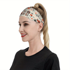 Vintage Breathable Headband for Sport & Casual Outfits