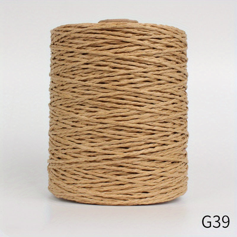 Eco Friendly Raffia Yarn Paper Ribbon for DIY Crochet Knitting