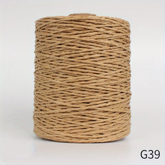 Eco Friendly Raffia Yarn Paper Ribbon for DIY Crochet Knitting