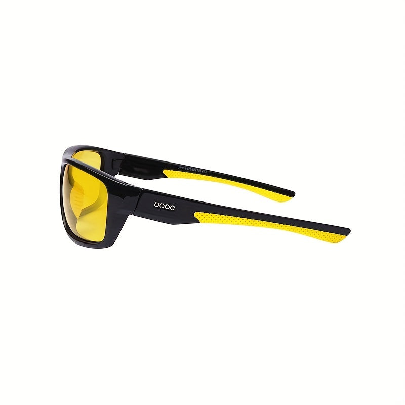 Men's Polarized Square Frame Sunglasses UV Protection