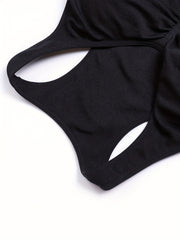 Sports Bra Ruched Seamless Workout Bra