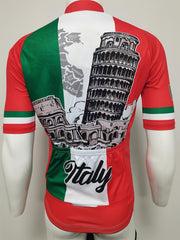 Italia Men's Cycling Jersey - Quick Dry Short Sleeve Shirt
