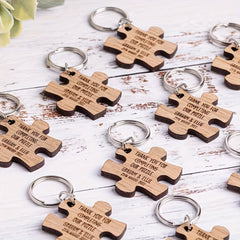 Custom Pet Memorial Wooden Keychain - Remembering Your Beloved Puppy