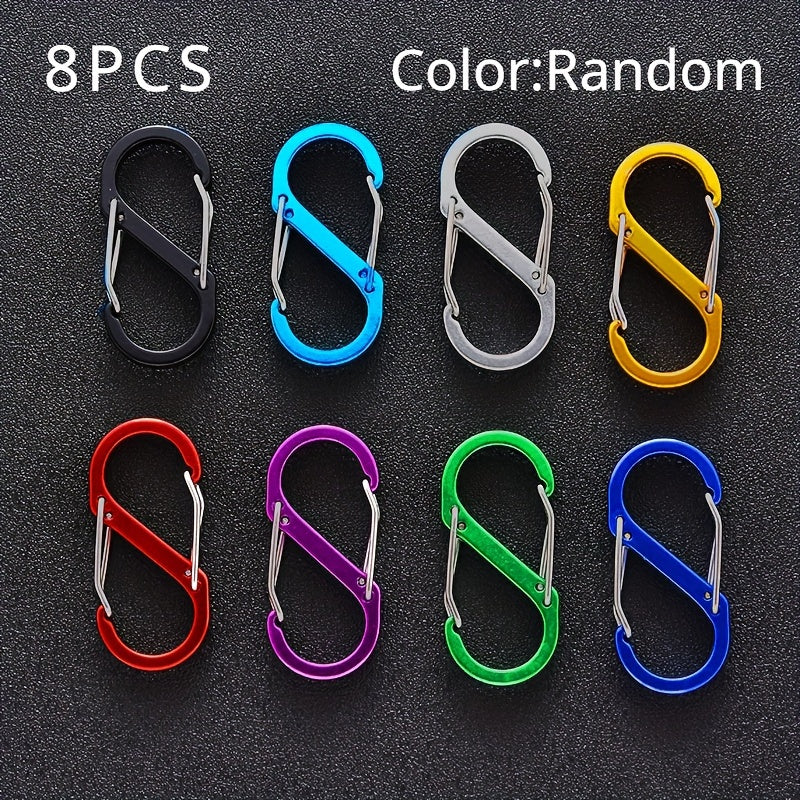 S-shaped Alloy Keychain Clip Buckle for Outdoor Camping Hiking
