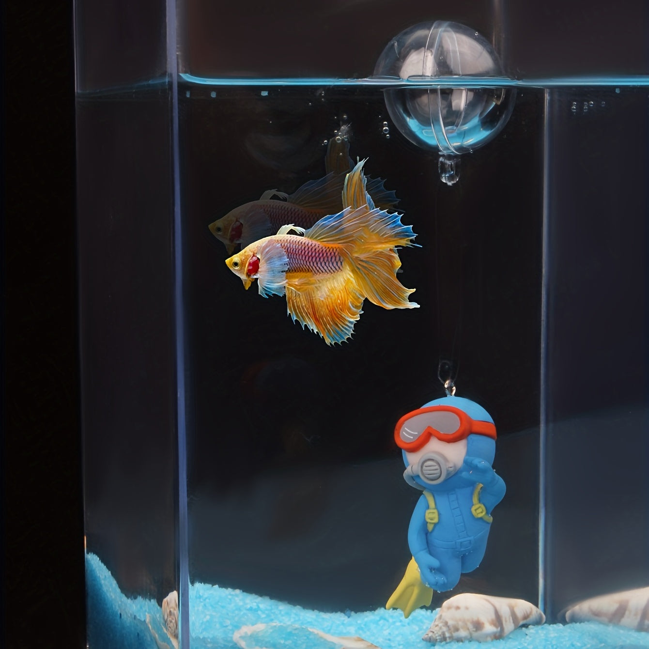 Aquarium Diver Fish Tank Landscaping Ornament