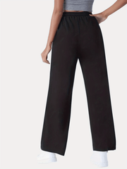 Drawstring Elastic Loose Sweatpants Casual High Waist Long Length Sweatpants