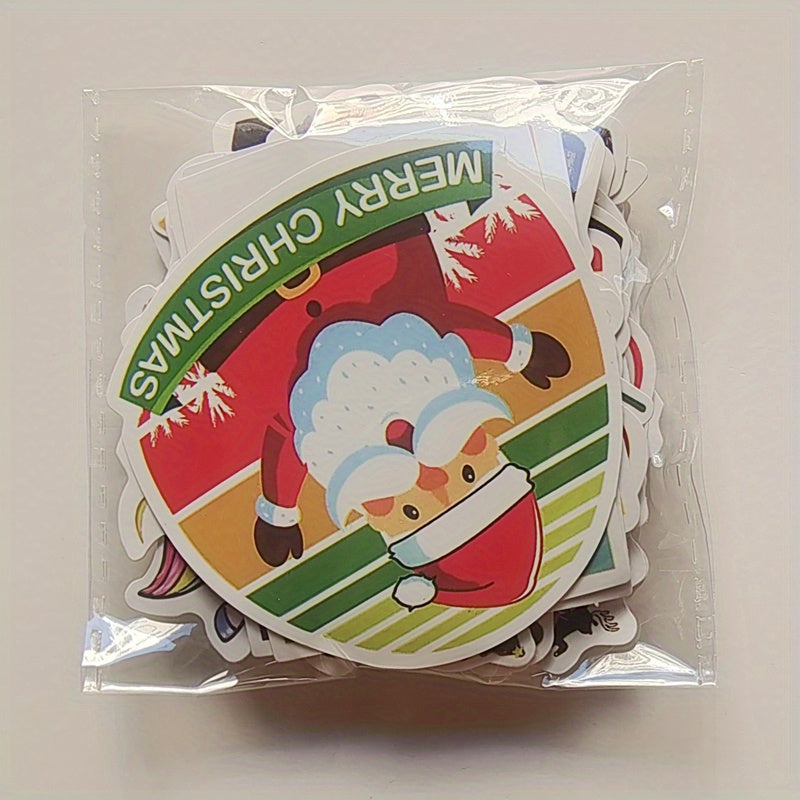 50 Festive Christmas Stickers for Decorations & Parties