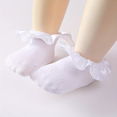Lace Socks Baby Non slip Princess Socks Soft Cotton Baby Accessories