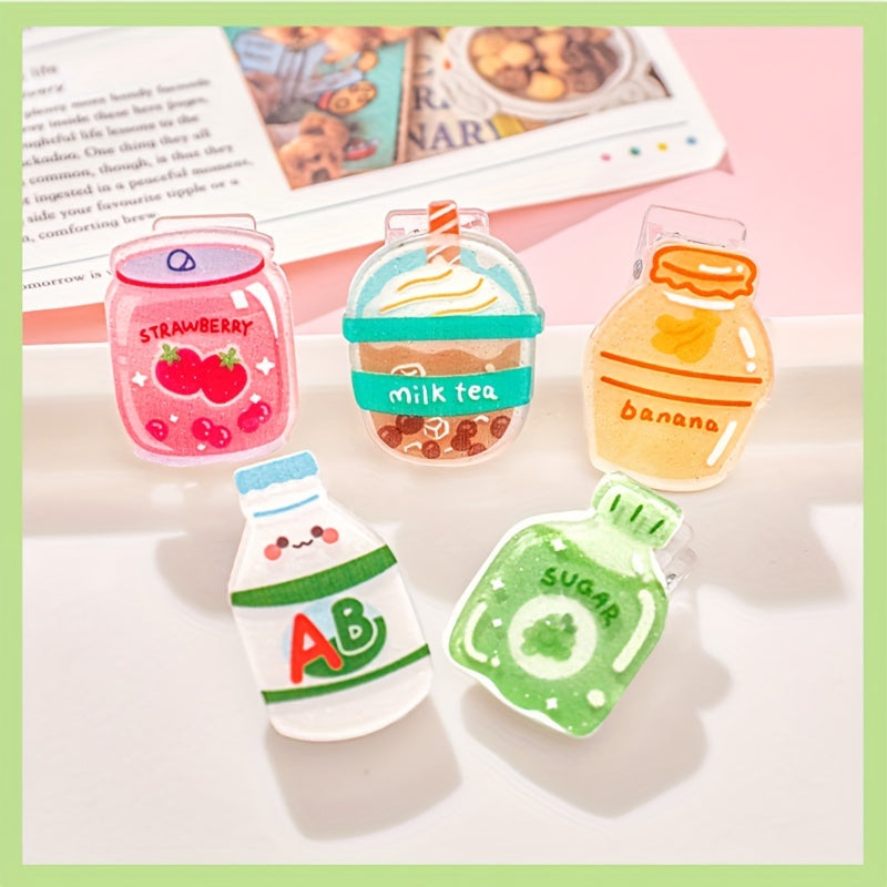 10pcs Paper Clips Binder Clip Snack Bag Sealing Clips Drink Bottle Folder