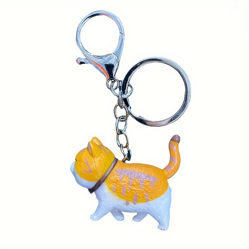 Cute Cat Kitten Keychain Cartoon Purse Pendant Ornament