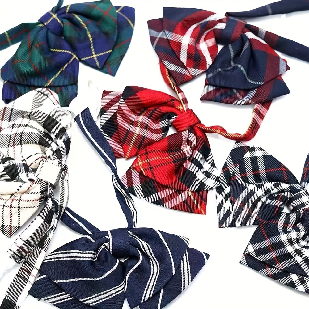 Plaid Bow Ties for Kids - School Uniforms Cosplay Student Ties