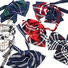 Plaid Bow Ties for Kids - School Uniforms Cosplay Student Ties