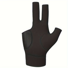 3 Fingers Pool Gloves Non Slip Billiards Match Left Right Hand Pool Cue Gloves