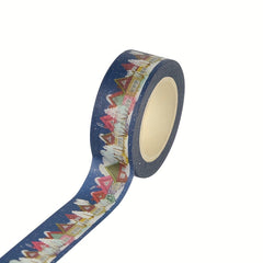 1pc Christmas Washi Tape Snow Scene Decorative Tape