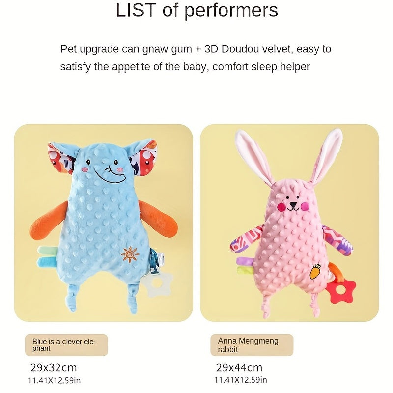 2pcs Baby Comfort Doll Teether Toy