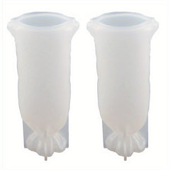 2pcs Silicone Bag Shape Mold Resin Flower Vase Silicone Mould