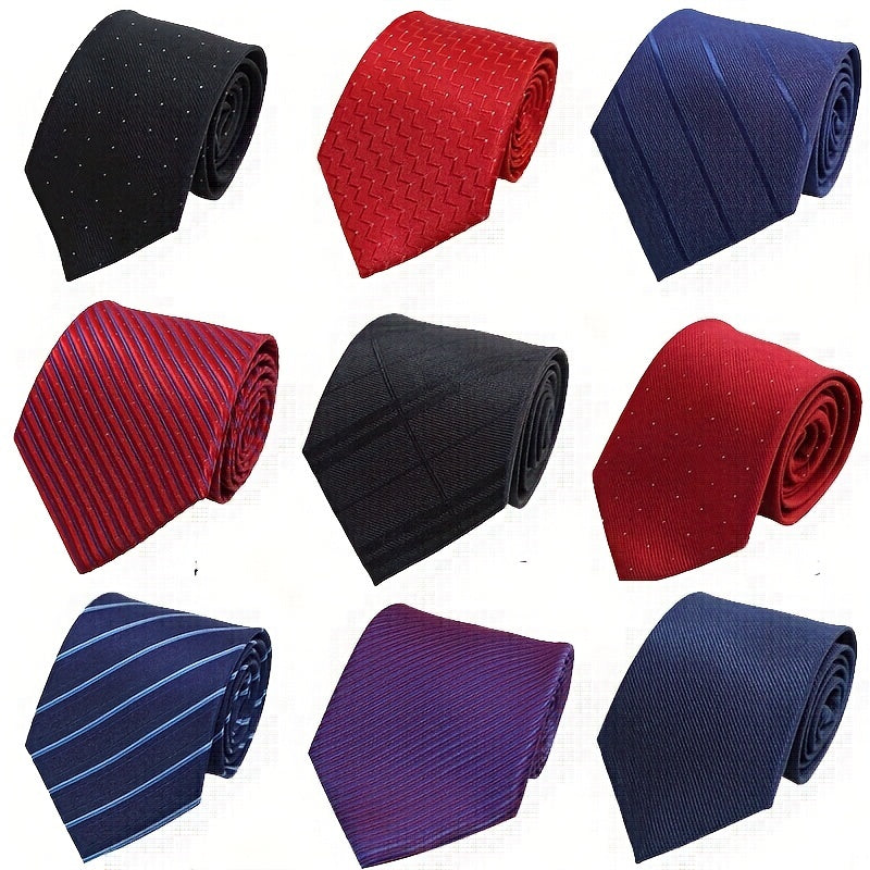 Men's Polka Dots Striped Necktie Wedding Party Gift