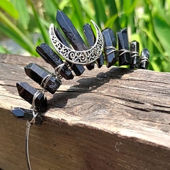Crystal Quartz Crown Hairband for Woman Weeding & Parties