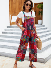 Wide Leg Overall Jumpsuit for Women