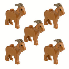 Small Animal Building Blocks Set - Goat Sheep Lamb Farm