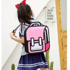 Cartoon Schoolbag Shape Backpack Student Backpack For Kids