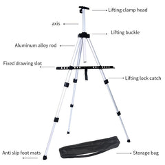 Aluminum Alloy Easel Artist Easel Folding Portable Painting Easel