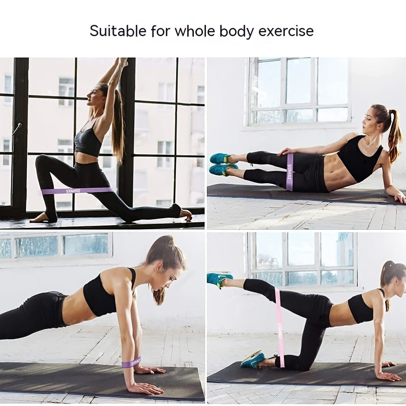 Yoga Elastic Resistance Belt Fitness Stretching Ring for Hip Lifting Squats