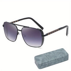 Men's Square Frame UV Protection Sunglasses
