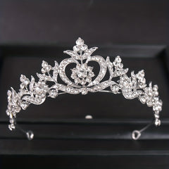 Girls Rhinestone Princess Crown Hair Accessories for Party