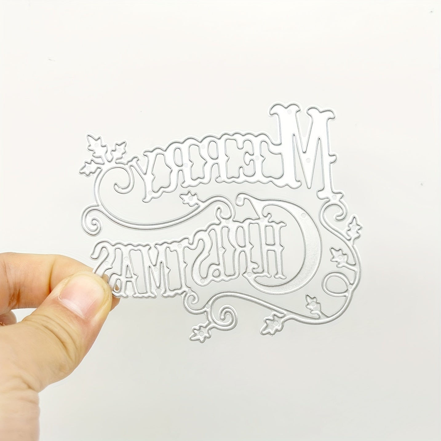 1pc Merry Christmas Die DIY Metal Scrapbook Die