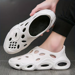 Women's Hollow Out Clogs Slip On Beach Shoes Lightweight Summer Shoes