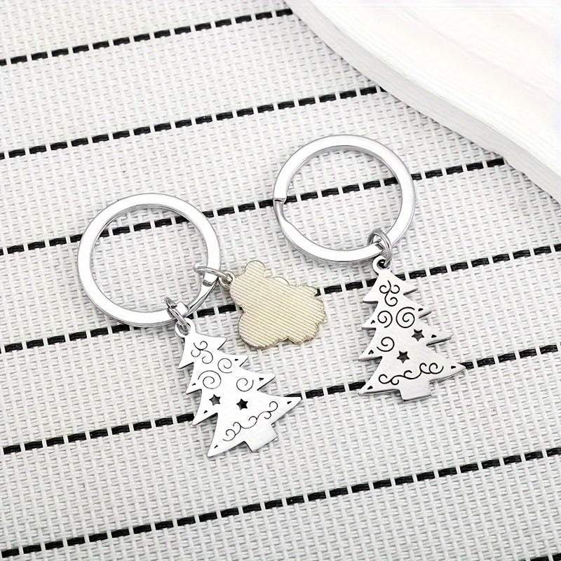 1pc Christmas Tree Keychain Bag Backpack Pendant Gift