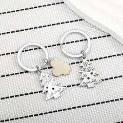 1pc Christmas Tree Keychain Bag Backpack Pendant Gift