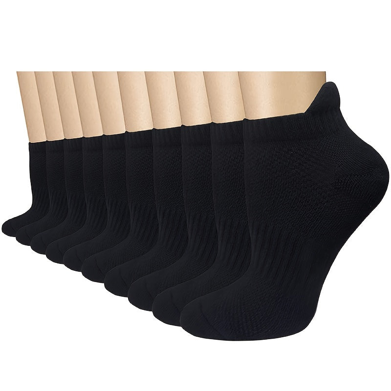 Men's Mid Crew Sport Socks 3-Pack Nylon Blend for Basketball Running
