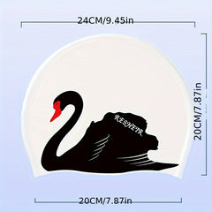 Adults Elastic Swimming Caps Waterproof Diving Hat Long Hair Protect Ears