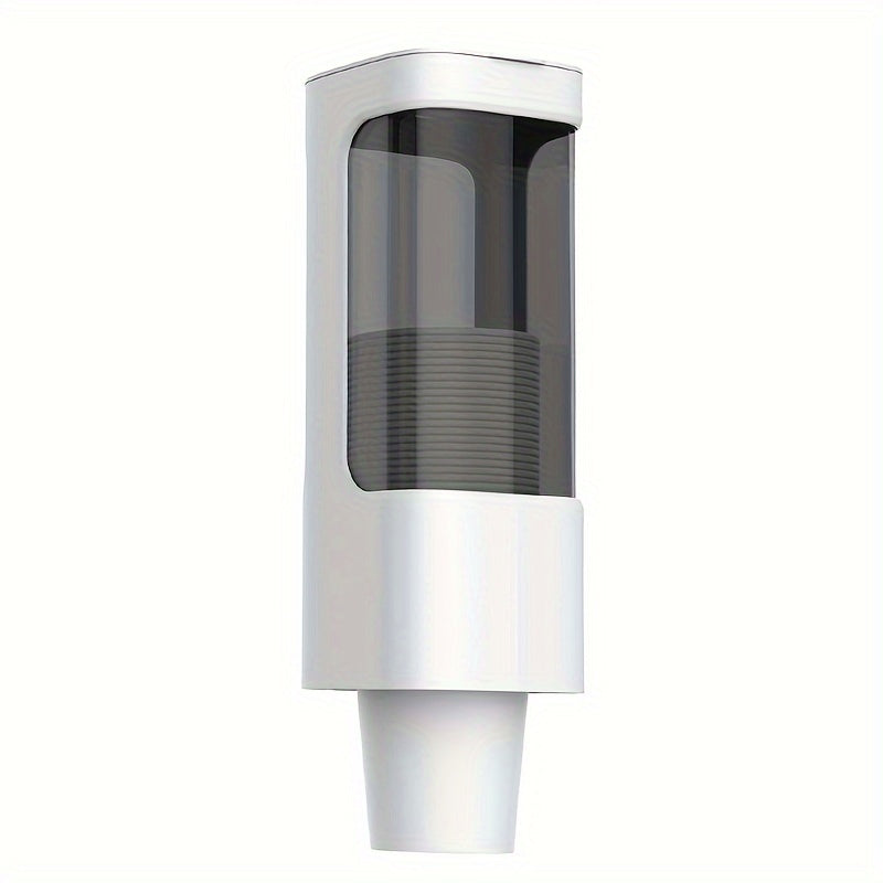 Automatic Cup Remover Dispenser Plastic Paper Dust Storage Rack Holder