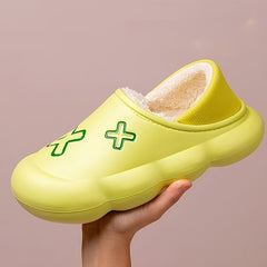Women's Waterproof Warm Slippers Soft Bottom Non Slip