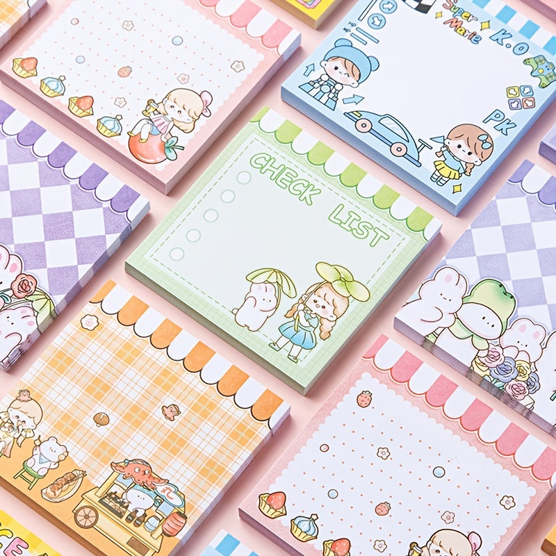Student Cartoon Adhesive Sticky Notes for Planner