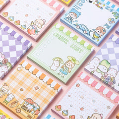 Student Cartoon Adhesive Sticky Notes for Planner