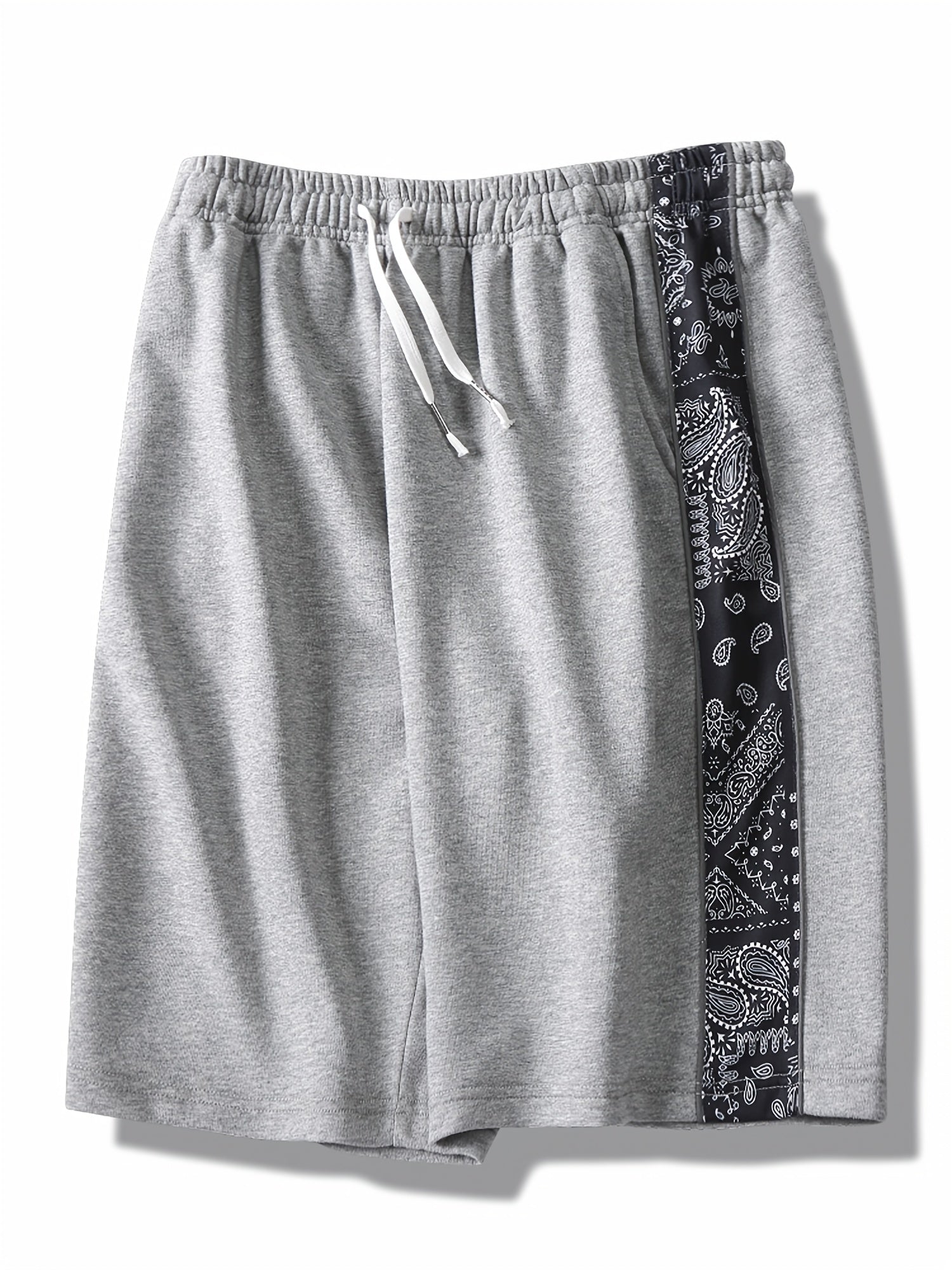 Men's Reflective Strip Loose Sports Shorts