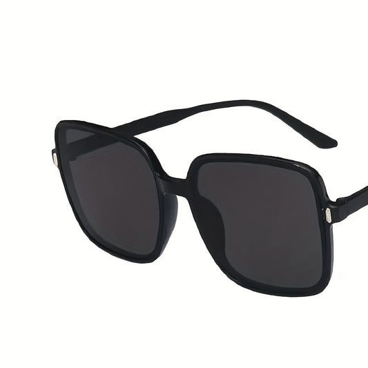 Men's Gradient Lens Sunglasses Square Frame Sunscreen Glasses