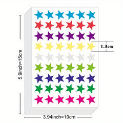 540pcs Foil Metallic Star Stickers - Reward for Home, School