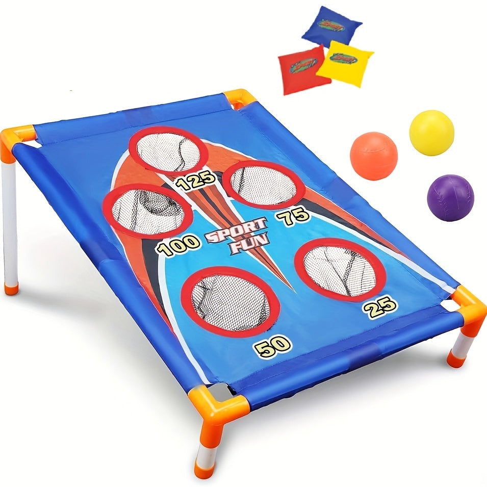 Cornhole Bag Toss Game 6 Bags & 3 Balls Easy Storage