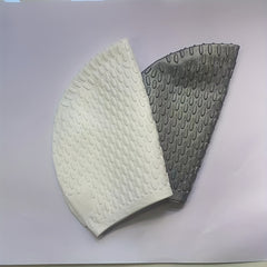 2pcs Silicone Swimming Caps Long Hair 3D Ear Protection