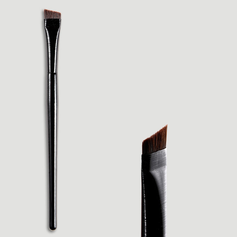 Angled Eyeliner & Eyebrow Brush - Ultra Thin Fiber Hair Makeup Tool