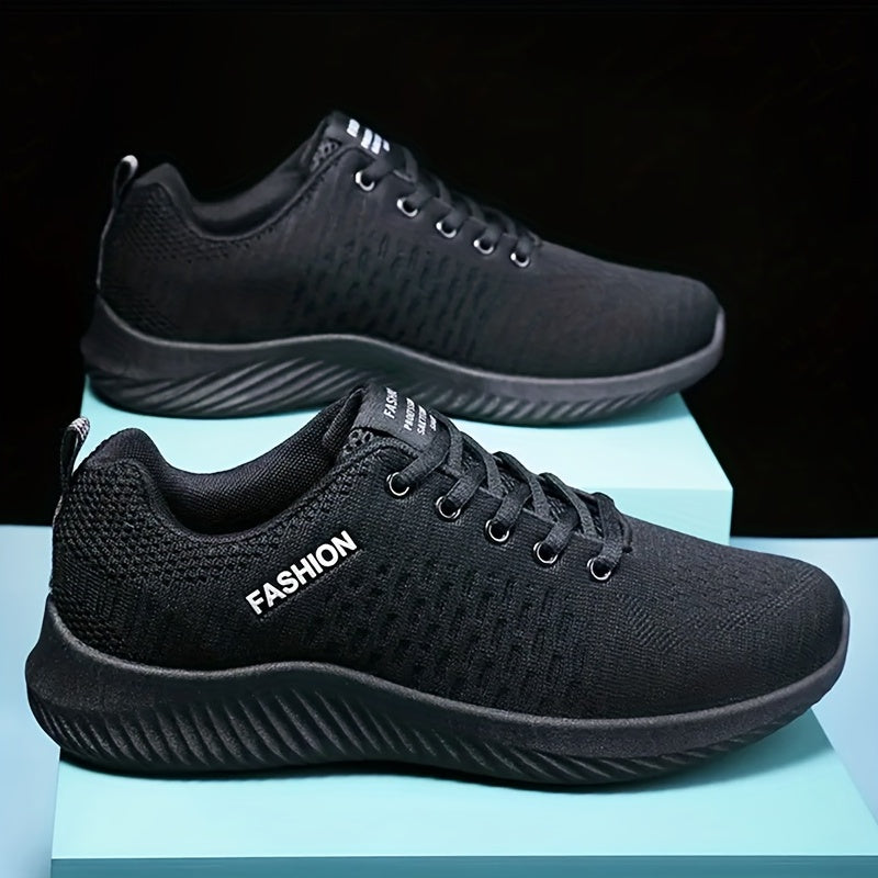 Men's Lace-Up Sneakers Lightweight Athletic Shoes