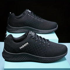 Men's Lace-Up Sneakers Lightweight Athletic Shoes