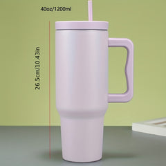 40oz Double Layer Vacuum Water Cup Large Capacity Stainless Steel Tumbler Cup