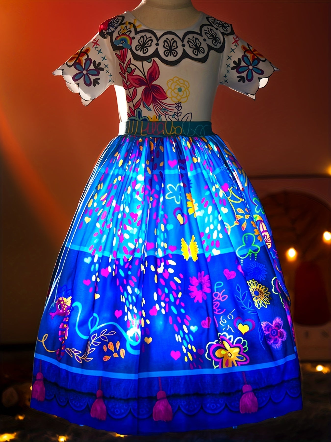 Fun Light Up Costume Flower Fairy Cosplay Dress