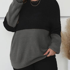 Colorblock Round Neck Jumper